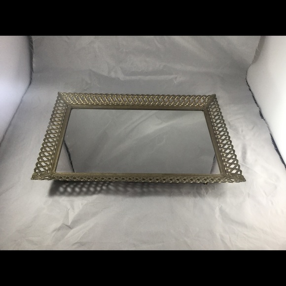 Antique 1930s Nouveau Vanity Mirror